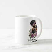 Mug Belle mère et fille noire (6) (Devant droit)