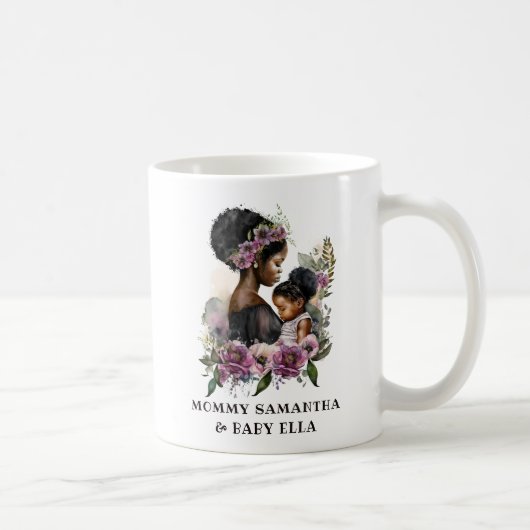 Mug Belle mère et fille noire (6) (Droite)