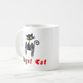 Mug Belle mignonne cool drôle chatte 23. (Devant gauche)