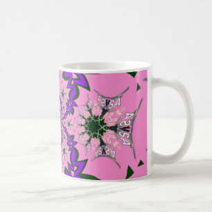 Mug Belle œuvre d'art rose bébé floral motif teinte vi