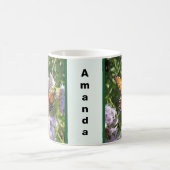 Mug Belle Orange Monarque Papillon Photo Floral (Centre)