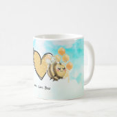 Mug Belle Paix Aimer Les Abeilles (Devant droit)