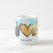 Mug Belle Paix Aimer Les Abeilles (Centre)