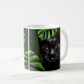 Mug Belle Panthère Noire (Devant droit)
