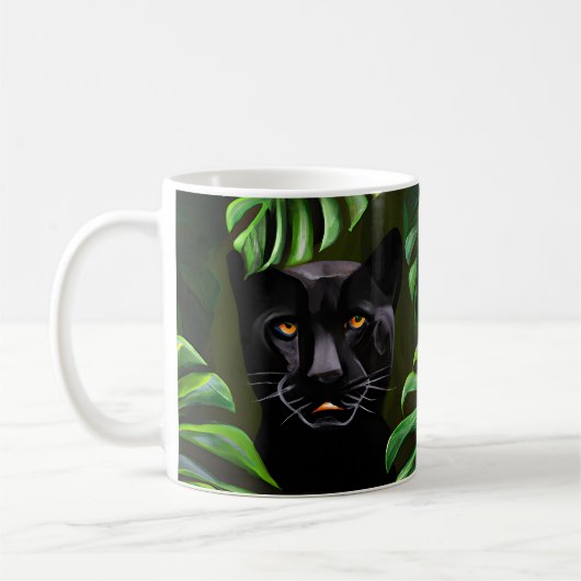 Mug Belle Panthère Noire (Gauche)