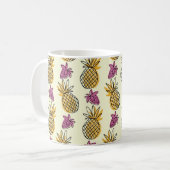 Mug Belle patte d'illustration d'ananas et de fraises (Devant gauche)