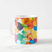 Mug Belle peinture abstraite colorée (Devant gauche)