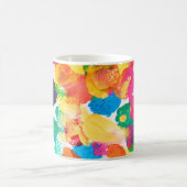 Mug Belle peinture abstraite colorée (Centre)