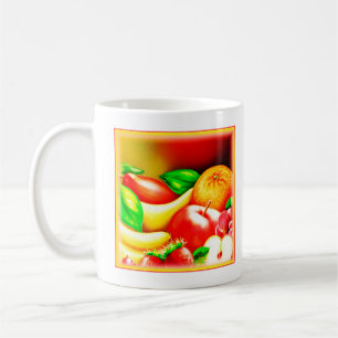 Mug Belle Peinture Tropicale De Fruits. Commandez dès