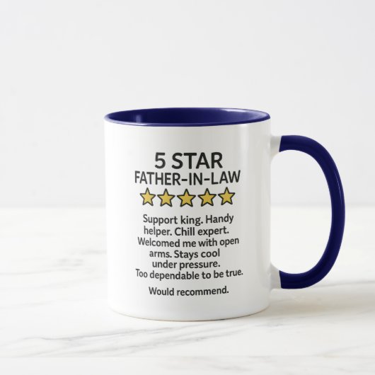 Mug Belle-Père 5 Étoiles (Droite)