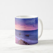 Mug Belle photo côtière du coucher de soleil (Devant droit)