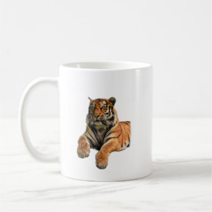 Mug Belle photo Tigre du Bengale Visage et pattes
