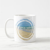Mug Belle plage de Port Aransas Texas (Gauche)