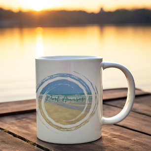 Mug Belle plage de Port Aransas Texas