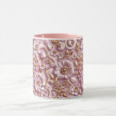 Mug Belle plante rose poussiéreuse (Centre)