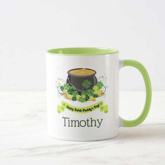 Mug Belle Pot d'or Saint Paddy's Day (Droite)
