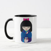 Mug Belle poupée japonaise chinoise orientale (Gauche)