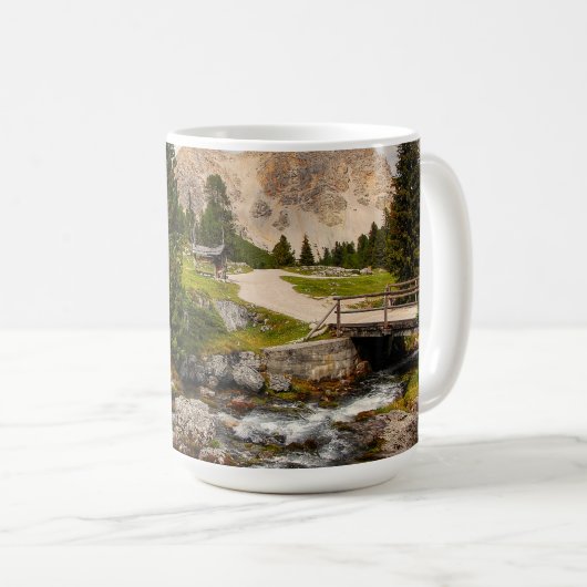 Mug Belle Randonnée Trail River, Trees & Mountains (Devant droit)