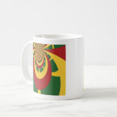 Mug Belle Rasta Extraordinaire Couleurs Art Imprimer (Devant gauche)