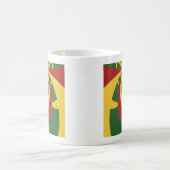 Mug Belle Rasta Extraordinaire Couleurs Art Imprimer (Centre)