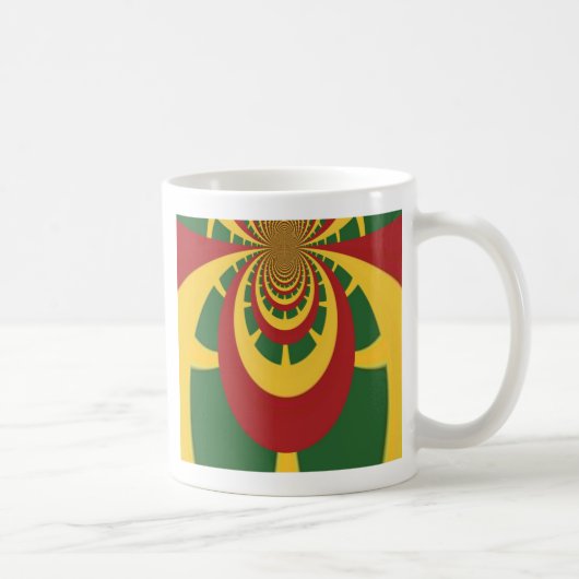 Mug Belle Rasta Extraordinaire Couleurs Art Imprimer (Droite)