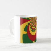 Mug Belle Rasta Extraordinaire Couleurs Art Imprimer (Devant gauche)