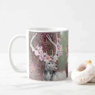 Mug Belle Reindeer Elk Buck Bull Coffee Mug, Coupe