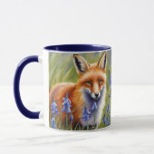 Mug Belle Renard dans la prairie Bluebell (Gauche)