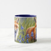 Mug Belle Renard dans la prairie Bluebell (Centre)