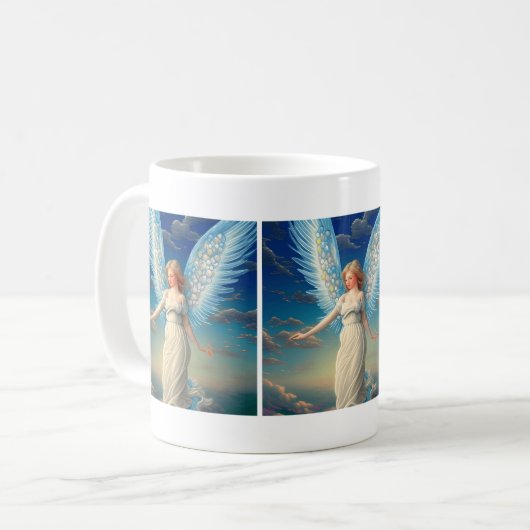 Mug belle robe blanche Angel (Devant gauche)