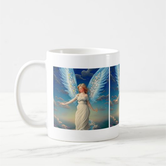 Mug belle robe blanche Angel (Gauche)