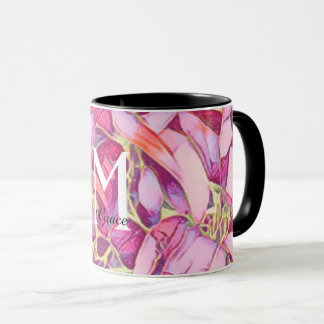 Mug Belle Rose Et Fleur Rose