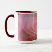 Mug belle rose rose (Gauche)