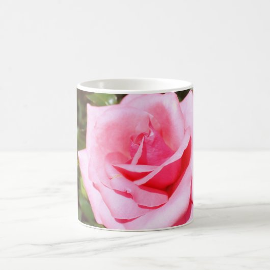 Mug belle rose rose fleur aux coeurs doux (Centre)