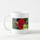 Mug Belle Rose Rouge Profonde (Gauche)