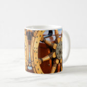 Mug Belle roue en bois robuste (Devant droit)