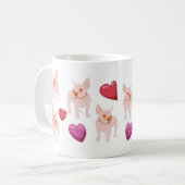 Mug Belle Saint-Valentin Anglais Bulldog Lover Cadeau (Devant gauche)