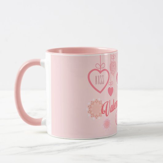 Mug Belle Saint Valentin Design moderne Boho (Gauche)