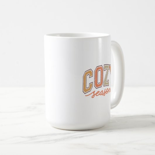 Mug Belle "saison confortable" Automne / Automne (Devant droit)