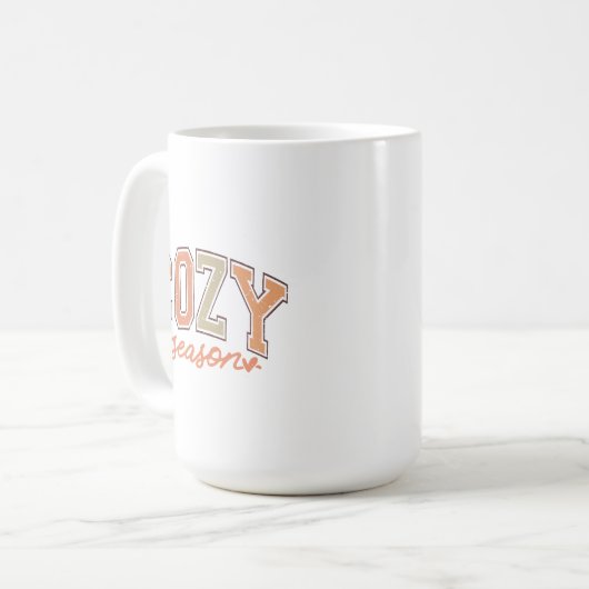 Mug Belle "saison confortable" Automne / Automne (Devant gauche)