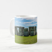 Mug Belle sculpture de Stonehenge-Wiltshire, Angleterr (Devant gauche)