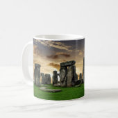 Mug Belle sculpture de Stonehenge-Wiltshire, Angleterr (Devant gauche)