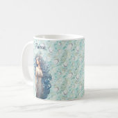 Mug Belle sirène à ailes bleues (Devant gauche)