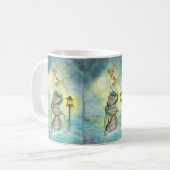 Mug Belle Sirène avec Lune et Lanterne (Devant gauche)