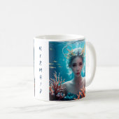 Mug Belle sirène sous l'eau (Devant droit)