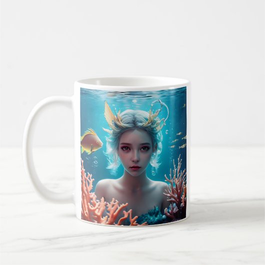 Mug Belle sirène sous l'eau (Gauche)