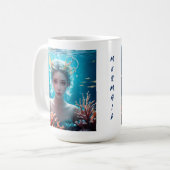 Mug Belle sirène sous l'eau (Devant gauche)