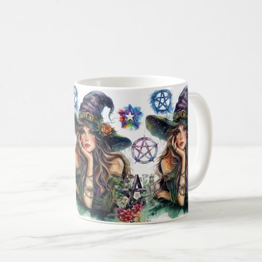 Mug Belle sorcière (Devant droit)