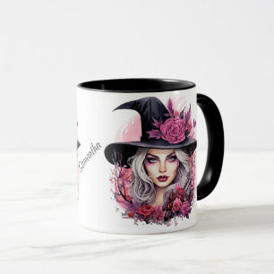 Mug Belle sorcière Blonde Halloween personnalisée