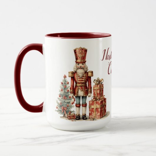 Mug Belle Sublimation de Nutcracker personnalisée (Gauche)